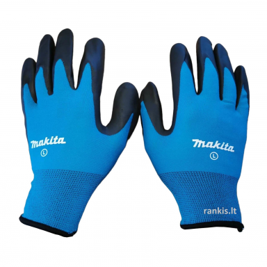 Darbinės pirštinės Makita PGM-200140-L, dydis L Darbinės pirštinės Makita PGM-200140-L, dydis L