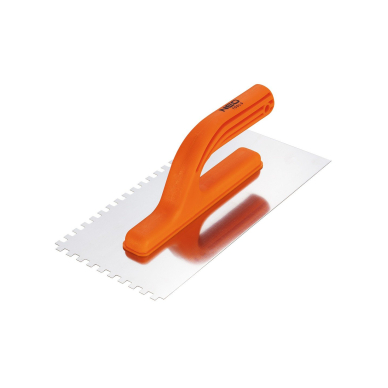 Dantyta mentele, 270 x 125 mm,  6 x 6 x 6 mm, plastikine rankena