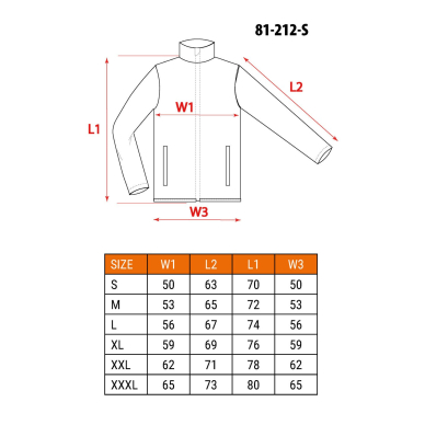 Darbinė striukė Camo URBAN, dydis S 8 Darbinė striukė Camo URBAN, dydis S 8