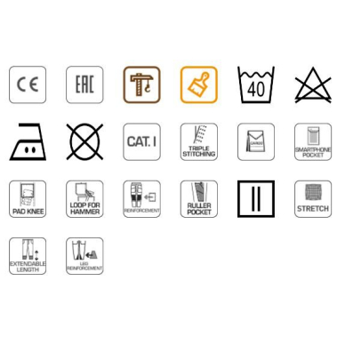 Darbinės džinsinės kelnės, dydis XL 3 Darbinės džinsinės kelnės, dydis XL 3