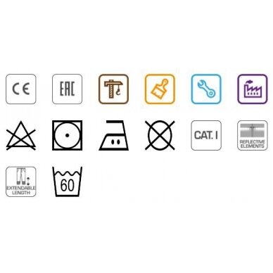 DARBINĖS KELNĖS MĖLYNOS SPALVOS FABIAN DYDIS XL 3 DARBINĖS KELNĖS MĖLYNOS SPALVOS FABIAN DYDIS XL 3