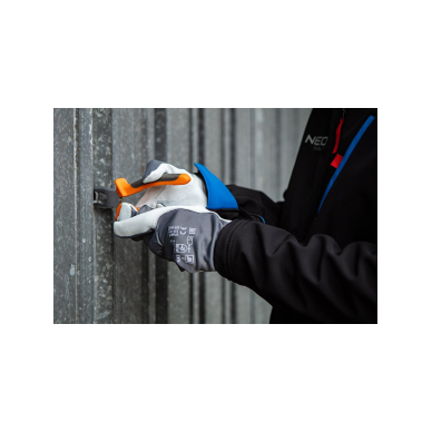 Darbinės pirštinės, 2121X, ožkos oda, 11" dydis, CE 3