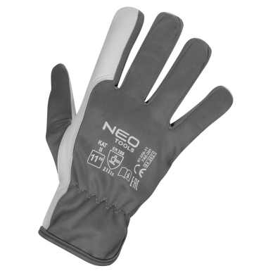 Darbinės pirštinės, 2121X, ožkos oda, 11" dydis, CE 4 Darbinės pirštinės, 2121X, ožkos oda, 11" dydis, CE 4