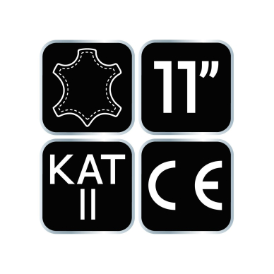 Darbinės pirštinės, 2121X, ožkos oda, Velcro, 11" dydis, CE 8 Darbinės pirštinės, 2121X, ožkos oda, Velcro, 11" dydis, CE 8