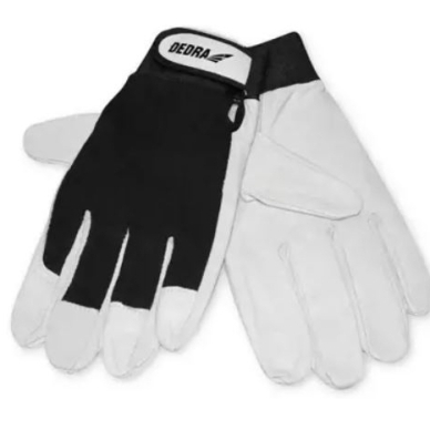 Darbinės pirštinės Dedra (minkšta oda), 9 dydis 1 Darbinės pirštinės Dedra (minkšta oda), 9 dydis 1