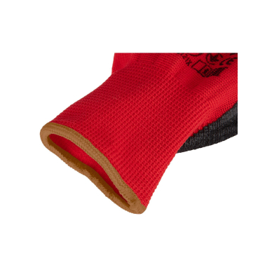 Darbinės pirštinės, lateksu dengtas poliesteris (krūkšnelis),3121X, 9 dydis 7