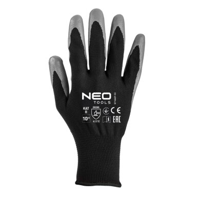 Darbinės pirštinės, nitrilu dengtos, iš poliesterio, 4131X dydis 11 (card) 2 Darbinės pirštinės, nitrilu dengtos, iš poliesterio, 4131X dydis 11 (card) 2