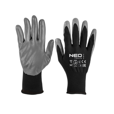 Darbinės pirštinės, ntrileksu dengtas poliesteris, 4131X, 11 dydis Darbinės pirštinės, ntrileksu dengtas poliesteris, 4131X, 11 dydis