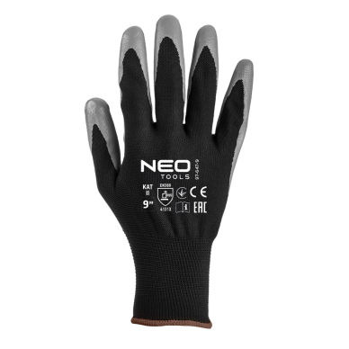 Darbinės pirštinės, ntrylemx dengtas poliesteris, 4131X, 9 dydis 6
