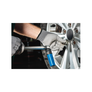 Darbinės pirštinės, PU dengtas poliesteris, 4131X, 11 dydis 3