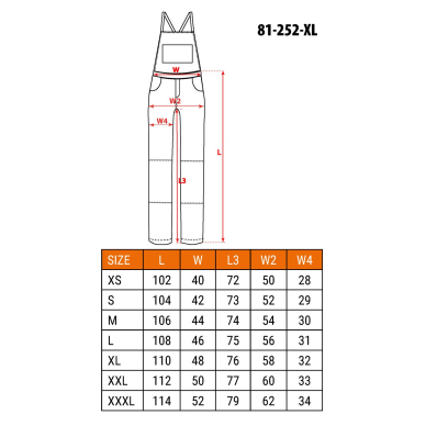 Darbinis kombinzonas Camo URBAN, dydis XL 8 Darbinis kombinzonas Camo URBAN, dydis XL 8