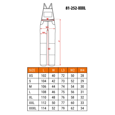 Darbinis kombinzonas Camo URBAN, dydis XXXL 8 Darbinis kombinzonas Camo URBAN, dydis XXXL 8