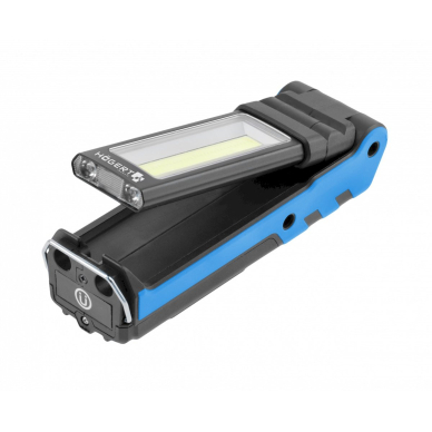 Darbo lempa-žibintuvėlis COB-LED 5W įkraunama 1 Darbo lempa-žibintuvėlis COB-LED 5W įkraunama 1