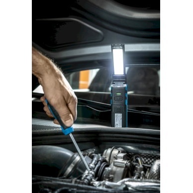 Darbo lempa-žibintuvėlis COB-LED 5W įkraunama 3 Darbo lempa-žibintuvėlis COB-LED 5W įkraunama 3