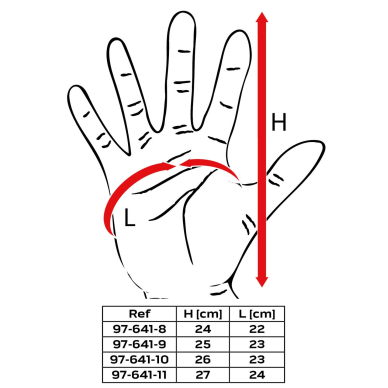 Darbo pirštinės, lateksu dengtos poliesterio pirštinės, 3131X, 11 dydis 5