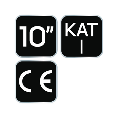 Darbo pirštinės, medvilninės ir poliesterio, taškuotos, 10 dydis 5