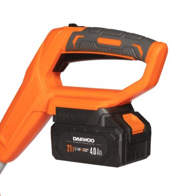 Akum. sniego valymo mašina DAEWOO DAST 3421Li SET, 21V, 4.0Ah, 34 cm 7