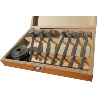 Daugiafunkciniai gilaus pozicionavimo grąžtai/frezos Essen tools 16-35mm, gylis ribojamas LED, 8vnt. 2 Daugiafunkciniai gilaus pozicionavimo grąžtai/frezos Essen tools 16-35mm, gylis ribojamas LED, 8vnt. 2