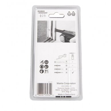 DAUGIAFUNKCINIO ĮRANKIO PEILIS 32MM MAKITA B-66444, STARLOCK MAX 2 DAUGIAFUNKCINIO ĮRANKIO PEILIS 32MM MAKITA B-66444, STARLOCK MAX 2