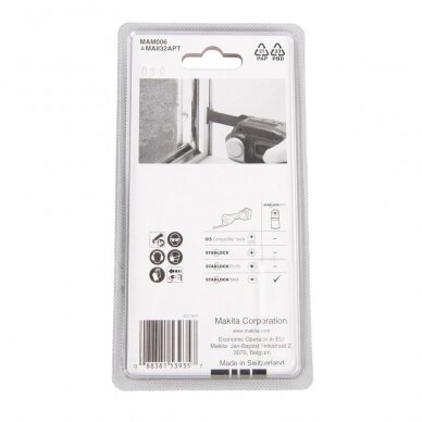 DAUGIAFUNKCINIO ĮRANKIO PEILIS 32MM MAKITA B-66450, STARLOCK MAX 2 DAUGIAFUNKCINIO ĮRANKIO PEILIS 32MM MAKITA B-66450, STARLOCK MAX 2