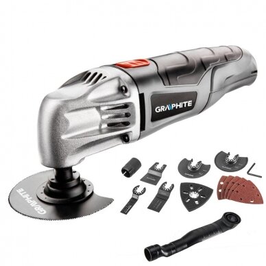 Daugiafunkcinis įrankis Graphite 59G020, 180W + priedai