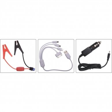 Daugiafunkcinis pakrovėjas, paleidėjas, power bank YATO 7500mAh (YT-83080) 5 Daugiafunkcinis pakrovėjas, paleidėjas, power bank YATO 7500mAh (YT-83080) 5