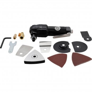 Daugiafunkcinis pneumatinis įrankis BGS Technic 8580 su priedais Daugiafunkcinis pneumatinis įrankis BGS Technic 8580 su priedais