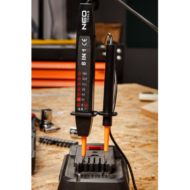 Daugiafunkcis įtampos testeris 8 in 1 AC/DC 6-380V 5 Daugiafunkcis įtampos testeris 8 in 1 AC/DC 6-380V 5