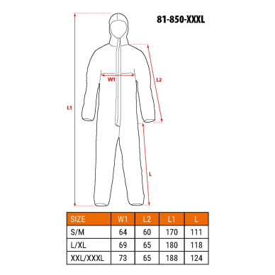 Dažymo kostiumas, XXL/XXXL dydis 8