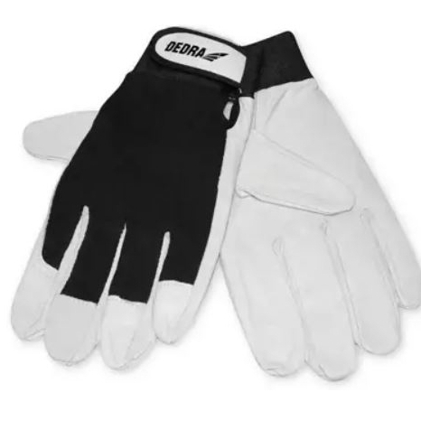 Darbinės pirštinės Dedra (minkšta oda), 9 dydis 1 Darbinės pirštinės Dedra (minkšta oda), 9 dydis 1