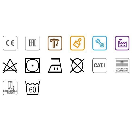 DARBINĖS KELNĖS MĖLYNOS SPALVOS FABIAN DYDIS L 3