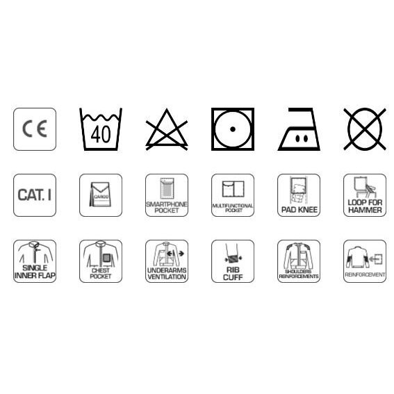 Darbo švarkas, mėlynas, dydis LD 2 Darbo švarkas, mėlynas, dydis LD 2