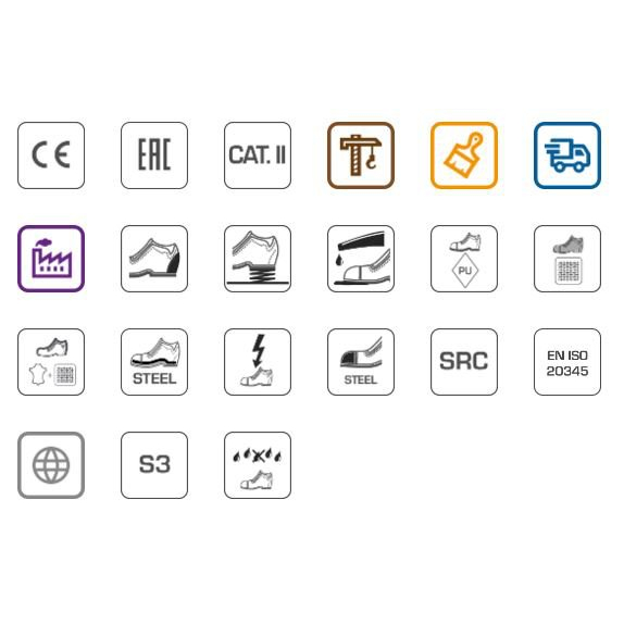 Darbiniai batai, metalas,  S3, dydis 44 2