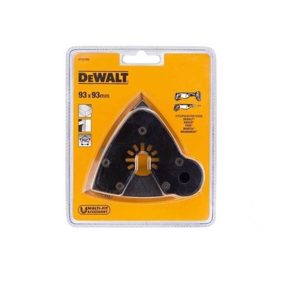 Daugiafunkcinio įrankio geležtė DeWalt DT20700-QZ, 93 x 93 mm 2