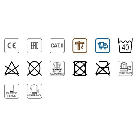 Darbinė striukė su atšvaitinėmis juost, dydis 2XL 3 Darbinė striukė su atšvaitinėmis juost, dydis 2XL 3