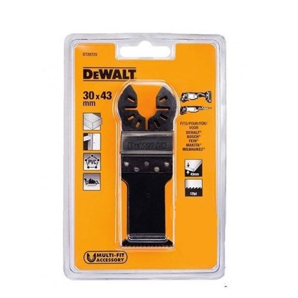 Daugiafunkcinio įrankio priedų rinkinys DeWalt DT20725, 5 vnt 2 Daugiafunkcinio įrankio priedų rinkinys DeWalt DT20725, 5 vnt 2