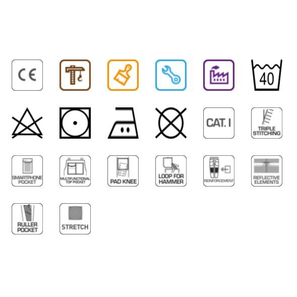 *Darbinis puskombinezonis smėlio spalvos, dydis S 3