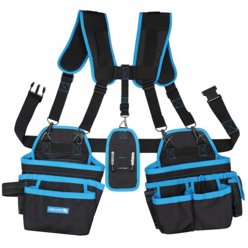 Darbo diržas-laikiklis įrankiams su petnešomis Darbo diržas-laikiklis įrankiams su petnešomis