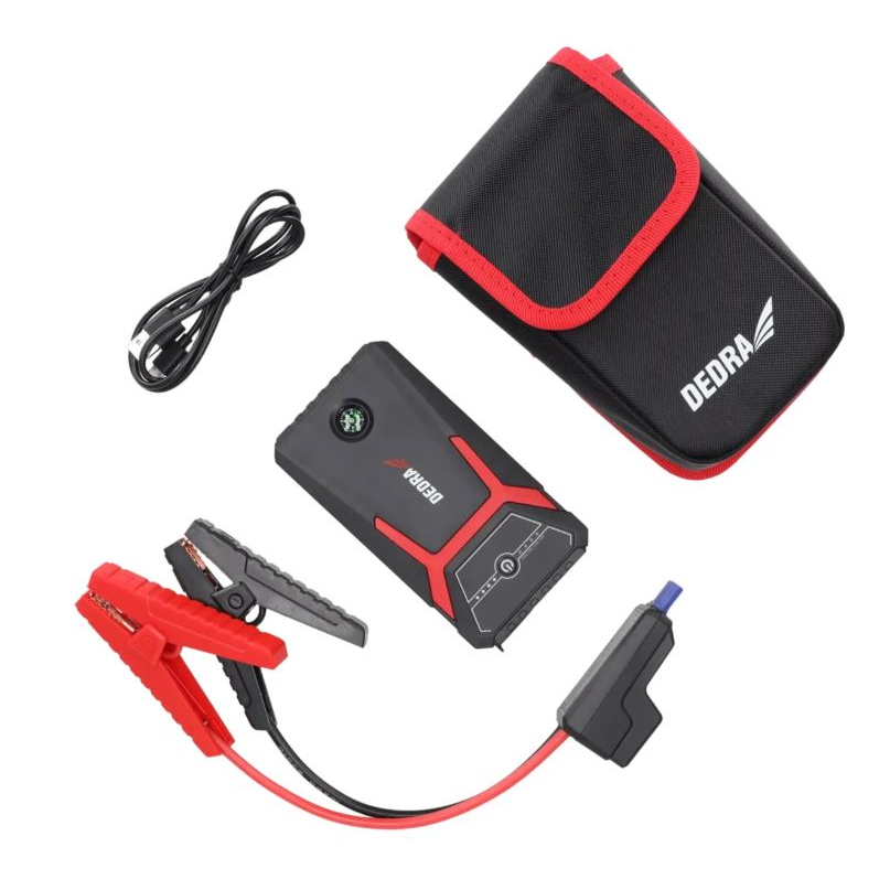 Išorinė baterija su variklio paleidimo funkcija DEDRA DEPP0800, Li-Ion 8000mAh 1