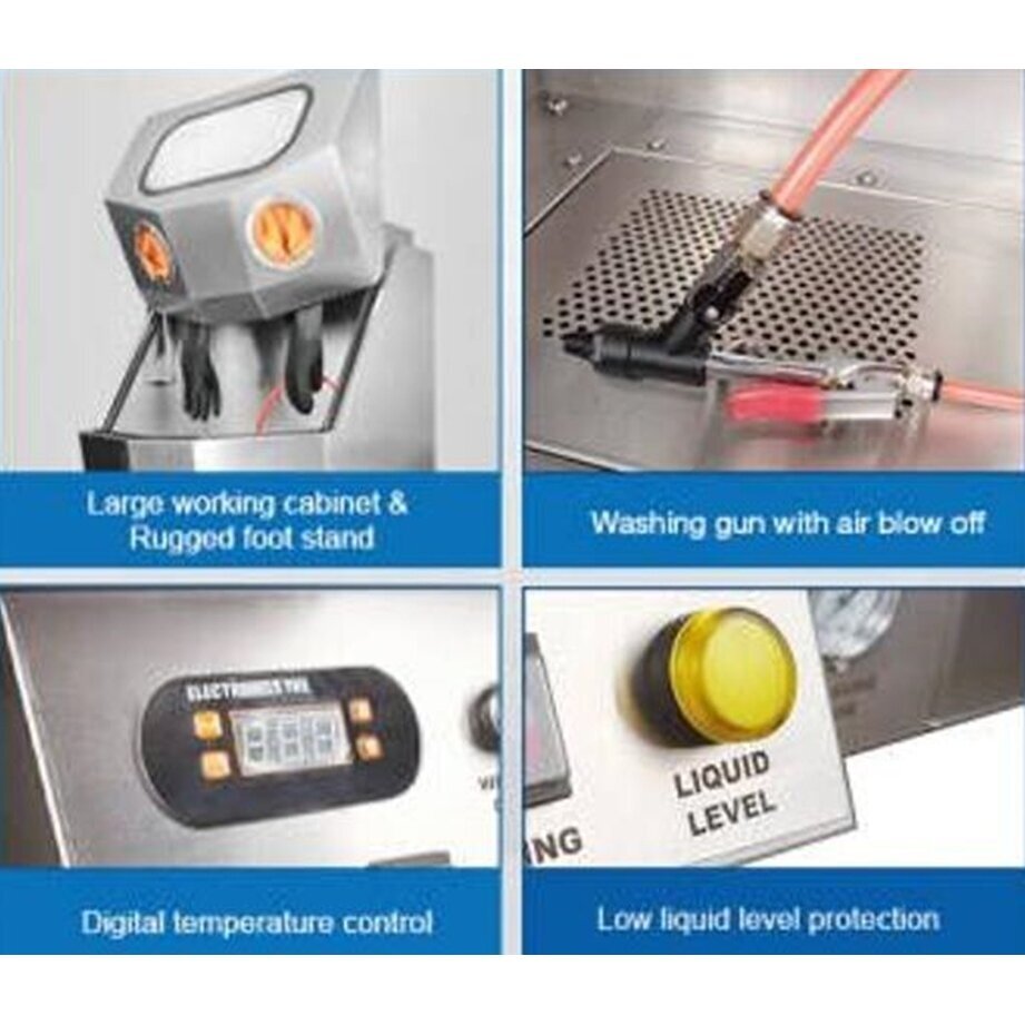 Dalių / detalių plovyklė | nerūdijančio plieno | 190 l | 1200W (PW190L) 1