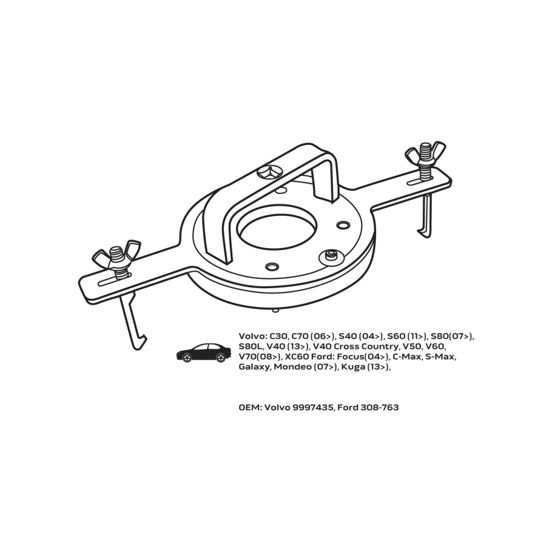 DCT sankabos įrankis - "Ford" / "Volvo 6