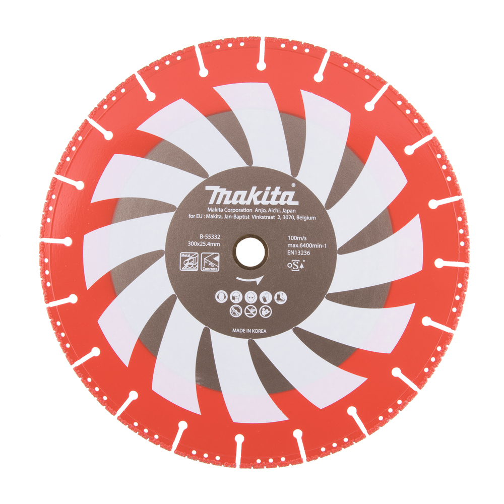 Deimantinis diskas Makita B-55332, 300X25,4MM RESCUE