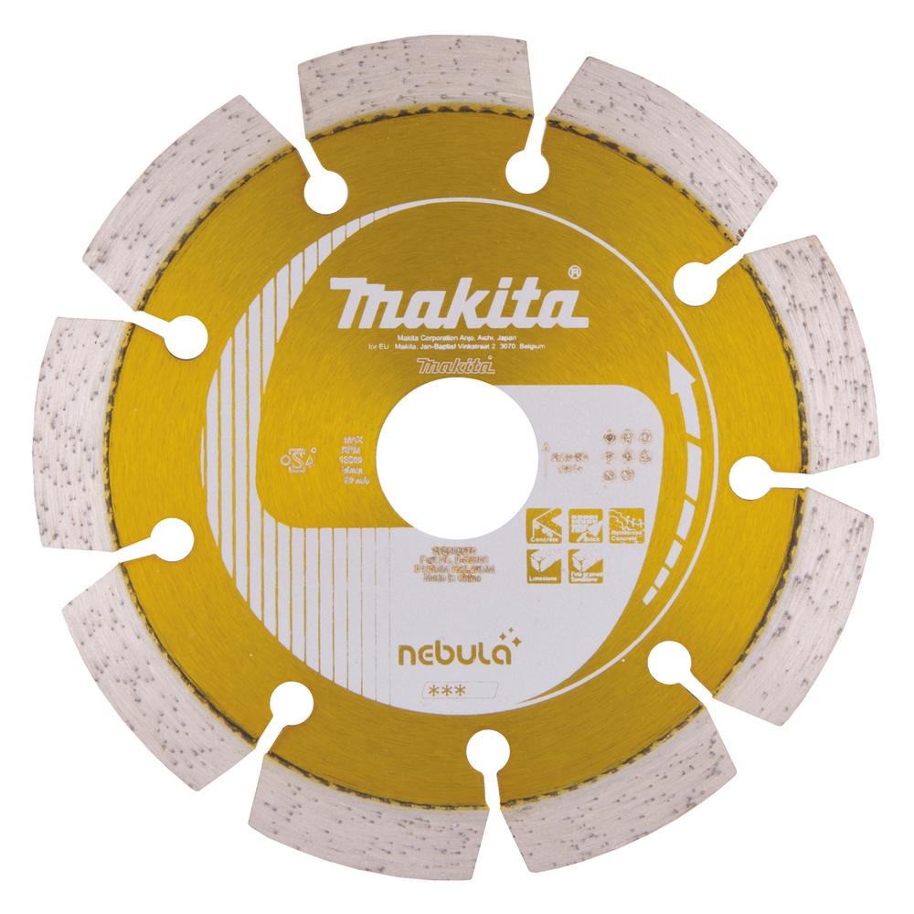 Deimantinis diskas Makita B-53986 NEBULA, 115x22,23 mm Deimantinis diskas Makita B-53986 NEBULA, 115x22,23 mm