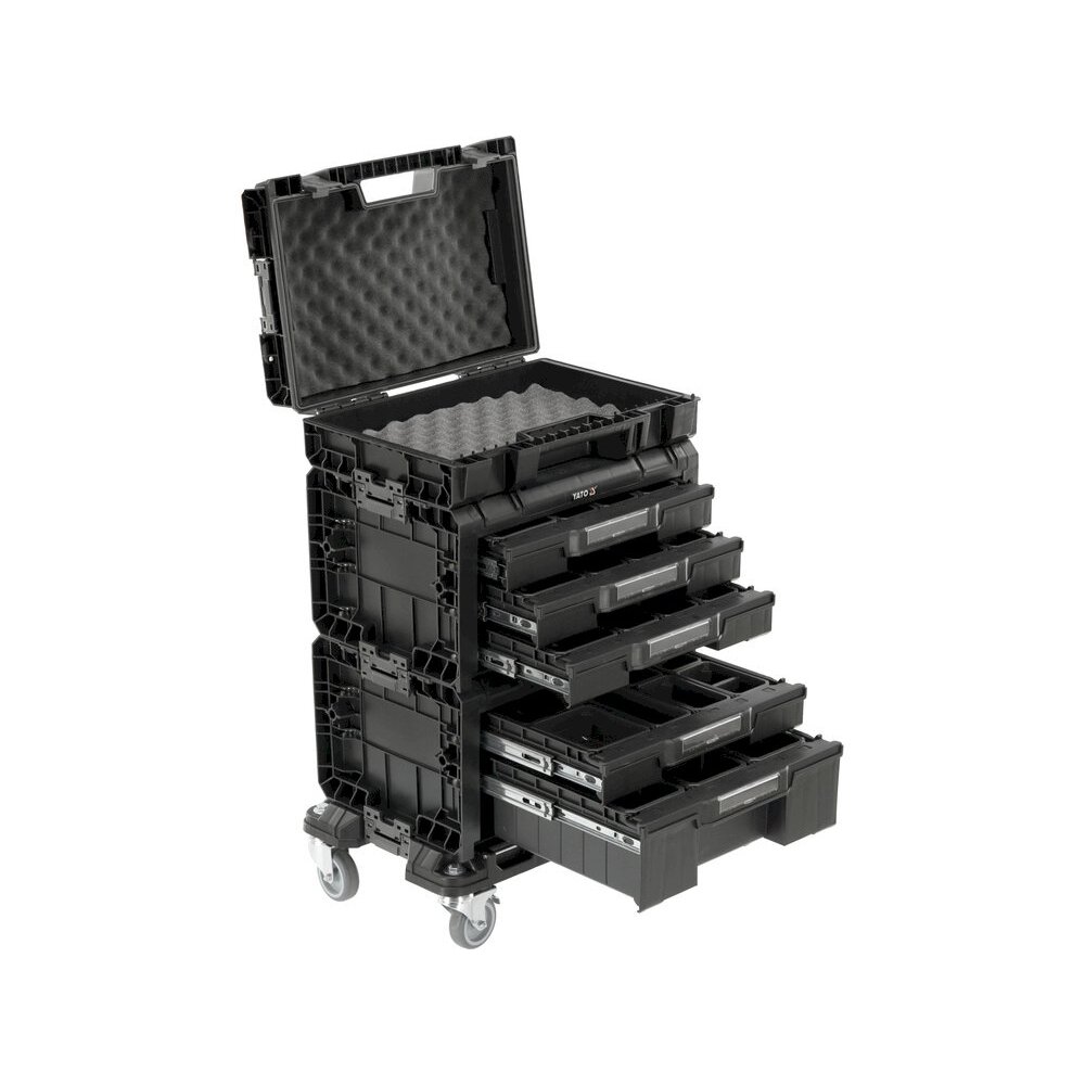 Dėžių rinkinys ant platformos | sisteminės modulinės P05T2T341G2 S12 (YT-09191) Dėžių rinkinys ant platformos | sisteminės modulinės P05T2T341G2 S12 (YT-09191)