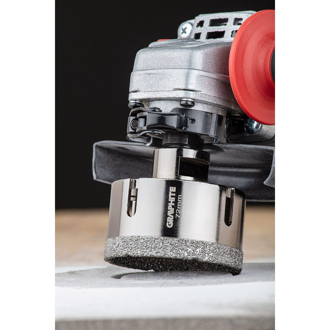 Deimantinė gręžimo karūnėlė 72 mm x M14 1 Deimantinė gręžimo karūnėlė 72 mm x M14 1