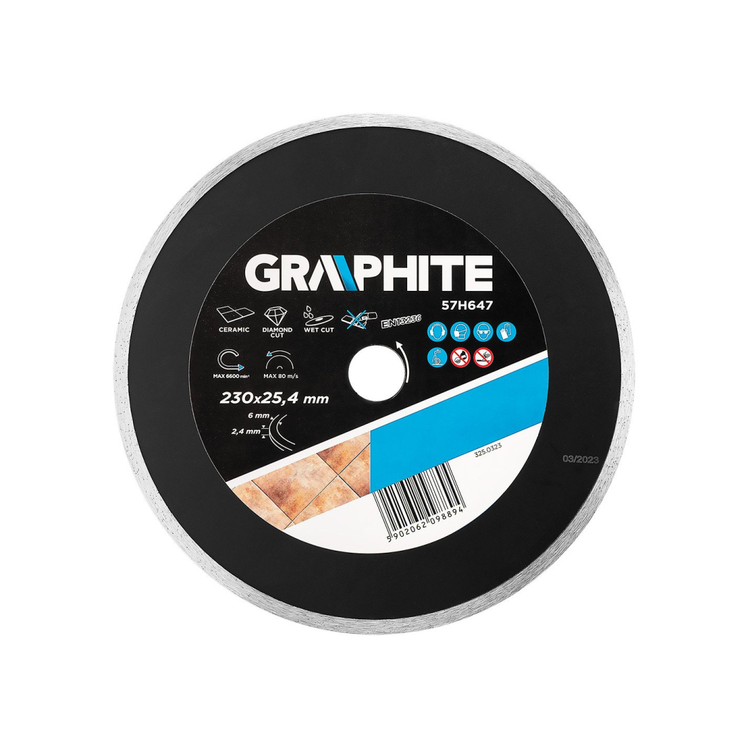 Deimantinis diskas 230 x 25,4 mm, tvirtas, skirtas 59G891