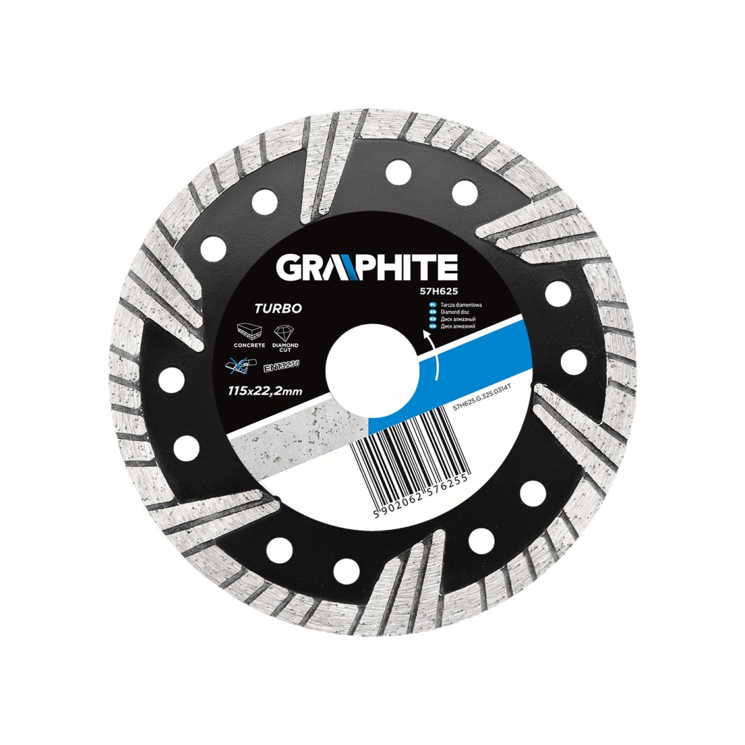 Deimantinis diskas skersmuo 115 mm, Turbo Deimantinis diskas skersmuo 115 mm, Turbo