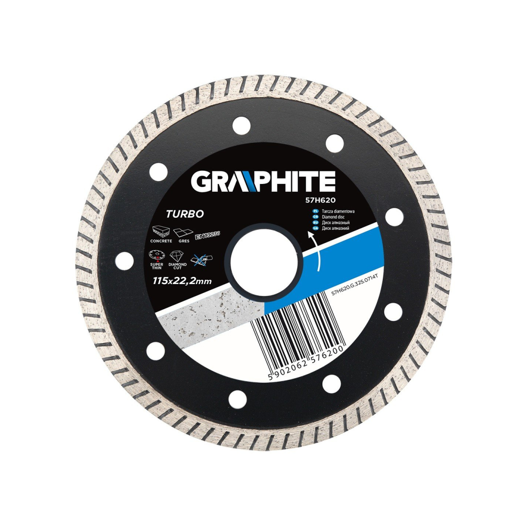 Deimantinis diskas skersmuo 115mm, Turbo super Deimantinis diskas skersmuo 115mm, Turbo super