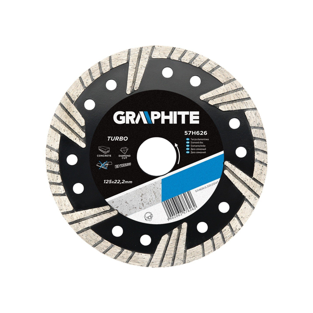 Deimantinis diskas skersmuo 125 mm,  Turbo
