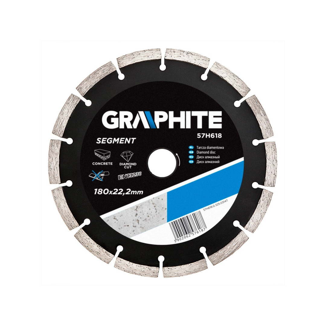 Deimantinis diskas skersmuo 180 mm,  segmentas